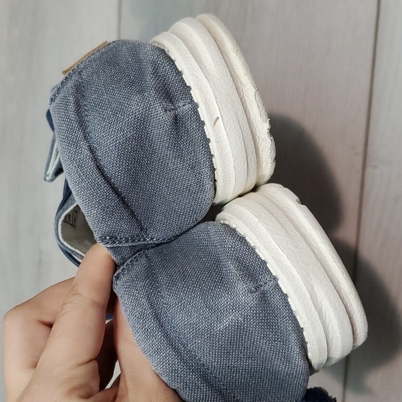 Hey Dude Womens Wendy Chambray Navy White Loafer Slip on shoes sz 9 - Picture 7 of 11